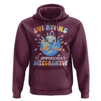Autism Awareness Sped Teacher Hoodie Everyone Communicates Differently