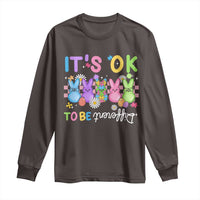 It’s Okay To Be Different Long Sleeve Shirt Bunny Puzzle Autism Awareness Easter
