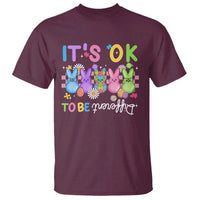 It’s Okay To Be Different T Shirt Bunny Puzzle Autism Awareness Easter