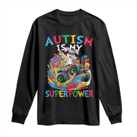Autism Awareness Easter Long Sleeve Shirt Dabbing Bunny Monster Truck Lovers