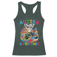 Autism Awareness Easter Racerback Tank Top Dabbing Bunny Monster Truck Lovers