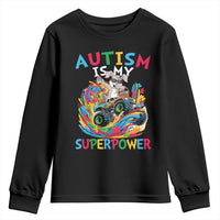 Autism Awareness Easter Youth Sweatshirt Dabbing Bunny Monster Truck Lovers