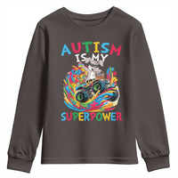 Autism Awareness Easter Youth Sweatshirt Dabbing Bunny Monster Truck Lovers
