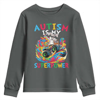 Autism Awareness Easter Youth Sweatshirt Dabbing Bunny Monster Truck Lovers