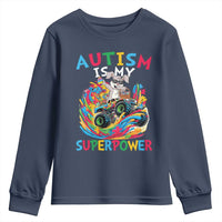 Autism Awareness Easter Youth Sweatshirt Dabbing Bunny Monster Truck Lovers