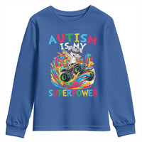 Autism Awareness Easter Youth Sweatshirt Dabbing Bunny Monster Truck Lovers