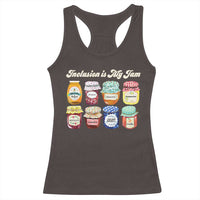 Inclusion Is My Jam Racerback Tank Top Special Education Teacher Autism Awareness