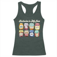 Inclusion Is My Jam Racerback Tank Top Special Education Teacher Autism Awareness