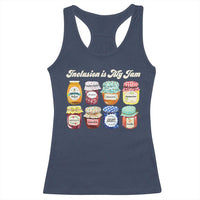 Inclusion Is My Jam Racerback Tank Top Special Education Teacher Autism Awareness