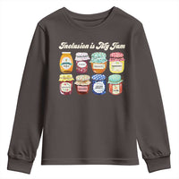 Inclusion Is My Jam Youth Sweatshirt Special Education Teacher Autism Awareness