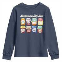 Inclusion Is My Jam Youth Sweatshirt Special Education Teacher Autism Awareness