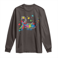 Autism Awareness Coquette Bow Long Sleeve Shirt Special Education Teacher