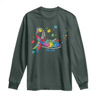 Autism Awareness Coquette Bow Long Sleeve Shirt Special Education Teacher