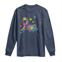 Autism Awareness Coquette Bow Long Sleeve Shirt Special Education Teacher