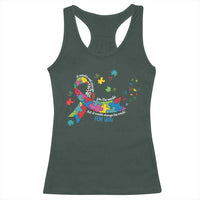 Autism Awareness Coquette Bow Racerback Tank Top Special Education Teacher