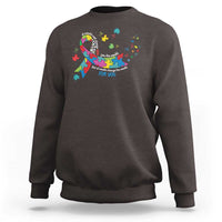 Autism Awareness Coquette Bow Sweatshirt Special Education Teacher