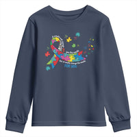 Autism Awareness Coquette Bow Youth Sweatshirt Special Education Teacher