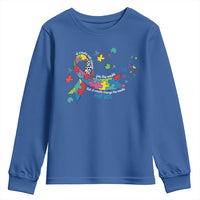 Autism Awareness Coquette Bow Youth Sweatshirt Special Education Teacher