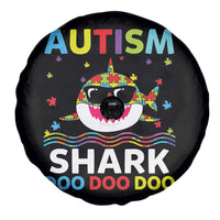 Funny Autism Shark Spare Tire Cover Puzzle Piece Autistic Mom Dad Sped Teacher