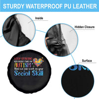 Autism Awareness Spare Tire Cover Keep Staring You Might Cure My Autism Heart Puzzle
