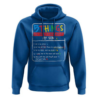Autistic Son Autism Awareness Mom Dad Parents Hoodie