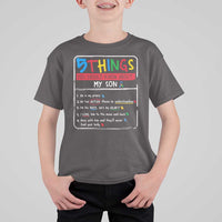 Autistic Son Autism Awareness Mom Dad Parents T Shirt For Kid