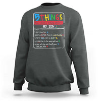 Autistic Son Autism Awareness Mom Dad Parents Sweatshirt