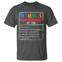 Autistic Son Autism Awareness Mom Dad Parents T Shirt