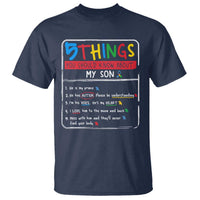 Autistic Son Autism Awareness Mom Dad Parents T Shirt