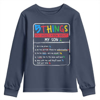 Autistic Son Autism Awareness Mom Dad Parents Youth Sweatshirt