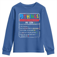Autistic Son Autism Awareness Mom Dad Parents Youth Sweatshirt