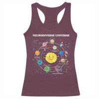 Autism Awareness Racerback Tank Top Neurodiverse Universe Sped Teacher