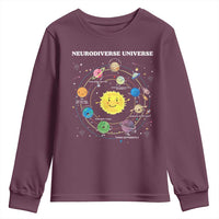 Autism Awareness Youth Sweatshirt Neurodiverse Universe Sped Teacher