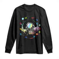 Astronaut Autism Awareness Long Sleeve Shirt Space Autistic Kids Sped Teacher
