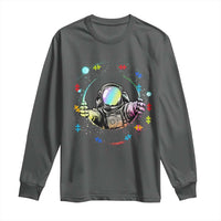 Astronaut Autism Awareness Long Sleeve Shirt Space Autistic Kids Sped Teacher