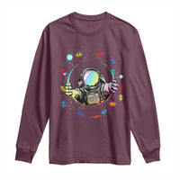 Astronaut Autism Awareness Long Sleeve Shirt Space Autistic Kids Sped Teacher