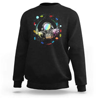 Astronaut Autism Awareness Sweatshirt Space Autistic Kids Sped Teacher