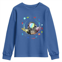 Astronaut Autism Awareness Youth Sweatshirt Space Autistic Kids Sped Teacher