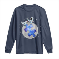 Autism Awareness Astronaut Long Sleeve Shirt Space Stars Autistic Kids Sped Teacher