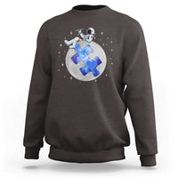 Autism Awareness Astronaut Sweatshirt Space Stars Autistic Kids Sped Teacher