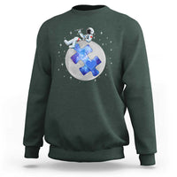 Autism Awareness Astronaut Sweatshirt Space Stars Autistic Kids Sped Teacher