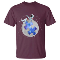 Autism Awareness Astronaut T Shirt Space Stars Autistic Kids Sped Teacher