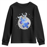 Autism Awareness Astronaut Youth Sweatshirt Space Stars Autistic Kids Sped Teacher