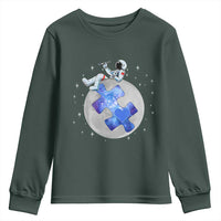 Autism Awareness Astronaut Youth Sweatshirt Space Stars Autistic Kids Sped Teacher
