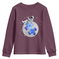 Autism Awareness Astronaut Youth Sweatshirt Space Stars Autistic Kids Sped Teacher