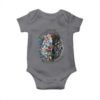 Autism Awareness Baby Onesie Neurodiversity All Great Minds Don't Mind Alike