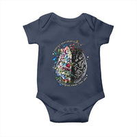 Autism Awareness Baby Onesie Neurodiversity All Great Minds Don't Mind Alike