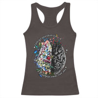 Autism Awareness Racerback Tank Top Neurodiversity All Great Minds Don't Mind Alike
