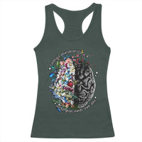 Autism Awareness Racerback Tank Top Neurodiversity All Great Minds Don't Mind Alike
