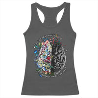 Autism Awareness Racerback Tank Top Neurodiversity All Great Minds Don't Mind Alike